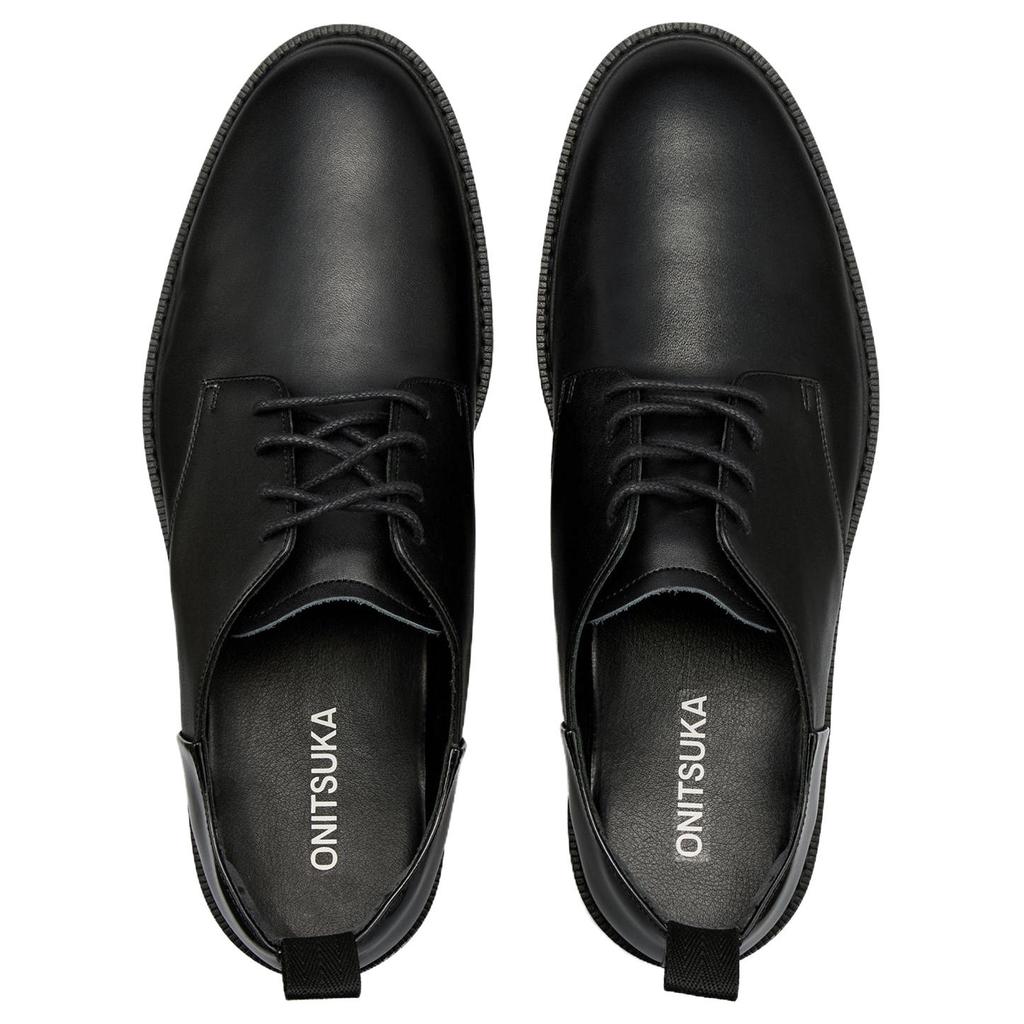 Onitsuka Tiger Derby Black Smooth Leather Men Sneakers 1181A585-001