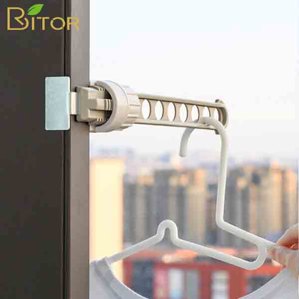 Buy 3pcs Outdoor Travel Portable Window Frame Clothes Hanger Portable