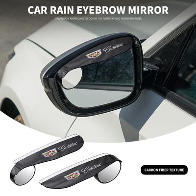 2 szt. Osłona Przeciwdeszczowa Lusterka Boczne Samochodu Małe Okrągłe Lusterko Dla Escalade CTS ATS SRX STS XT5 XT4 XT6 XTS CT4