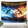Soccer Tapestrysports Gaming Tapestry For Bedroom White And Black Football Tapestries Large For Kids Adults Sport Themed Hanging