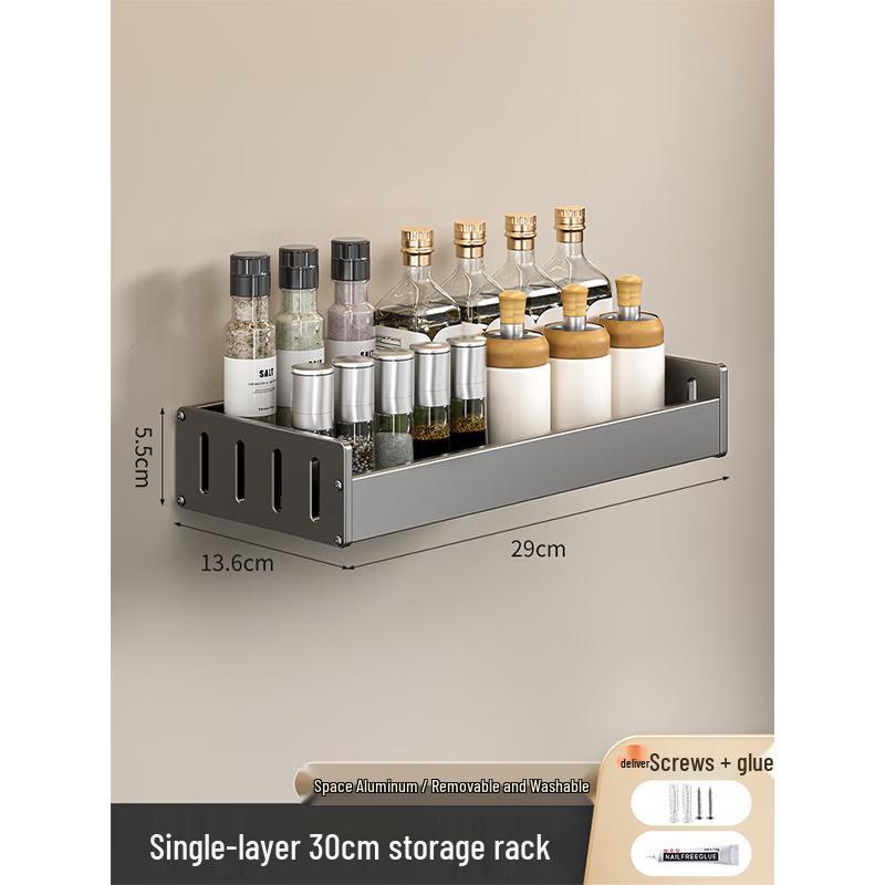 Lijia Punch-Free Wall-Mounted Kitchen Storage Rack