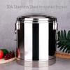 Xiyao Commercial 304 Stainless Steel Insulation Rice Bucket