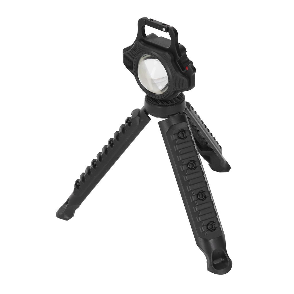 COB Small Flashlight 500LM Rechargeable Portable Mini Pocket Light with Folding Bracket for Fishing