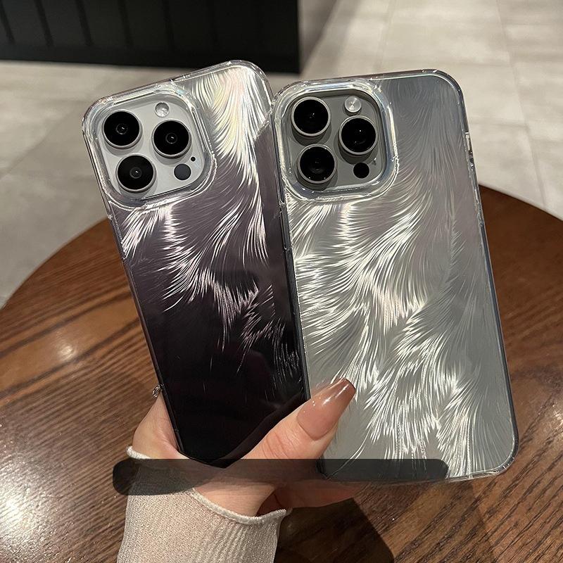 Suitable for IPhone16promax Phone Case Foxtail Hot Pot Apple 15 Color Large Hole Full Cover Drop Protection