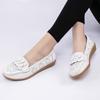 Women's Flats Moccasins Driving Shoes Casual Walking Minimalist Soft Summer Hollow Flower Shoes for Students Girl Over Sized