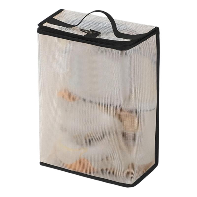 Portable Foldable Shoe Pouches For Men Women With Separate Sections Keep Footwear Clean During Trip And Daily Organization