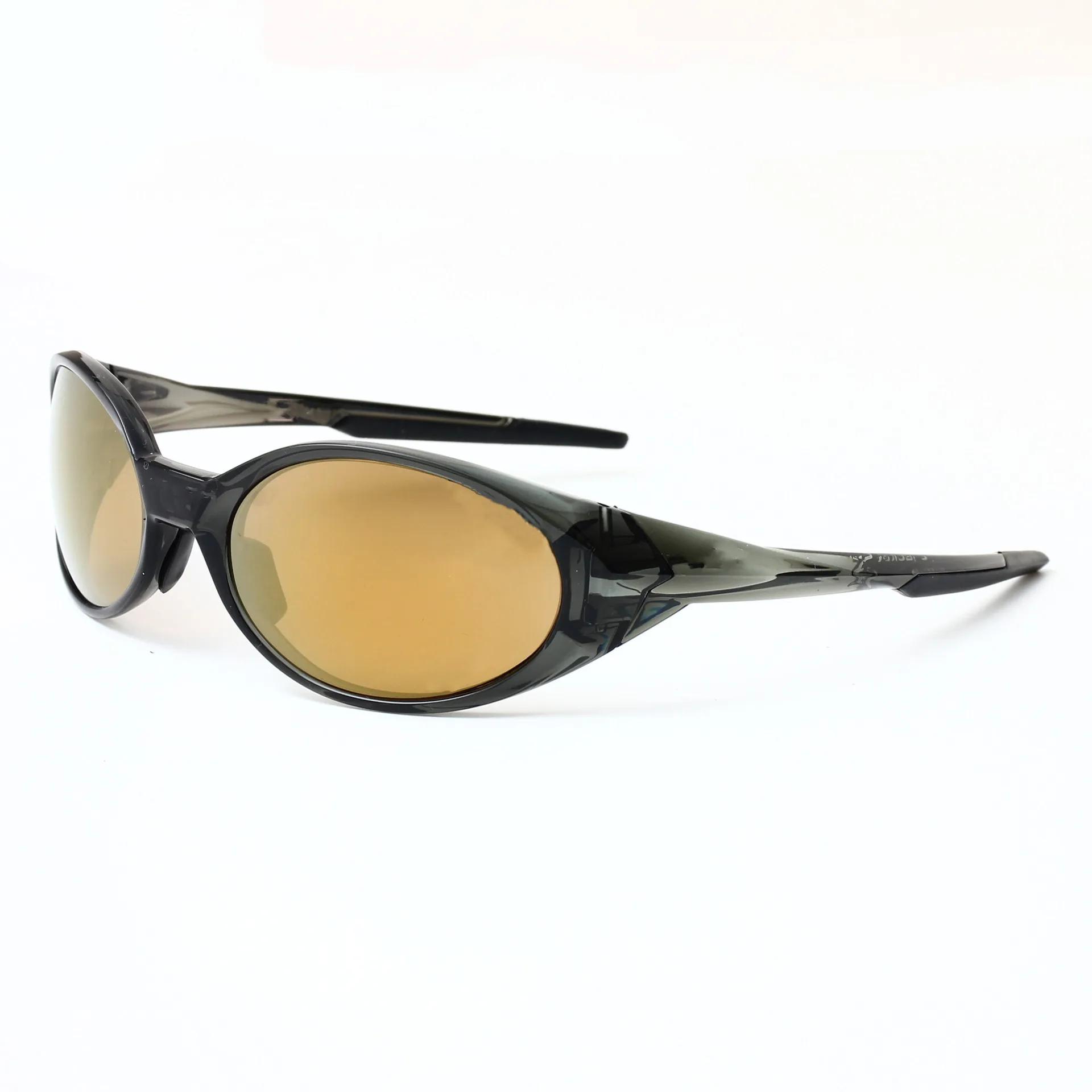 

Новые овальные солнцезащитные очки для спорта на открытом воздухе, модные солнцезащитные очки Y2K для мужчин, для вождения, для спорта, для пляжа, для езды на велосипеде, для защиты от ультрафиолета UV400