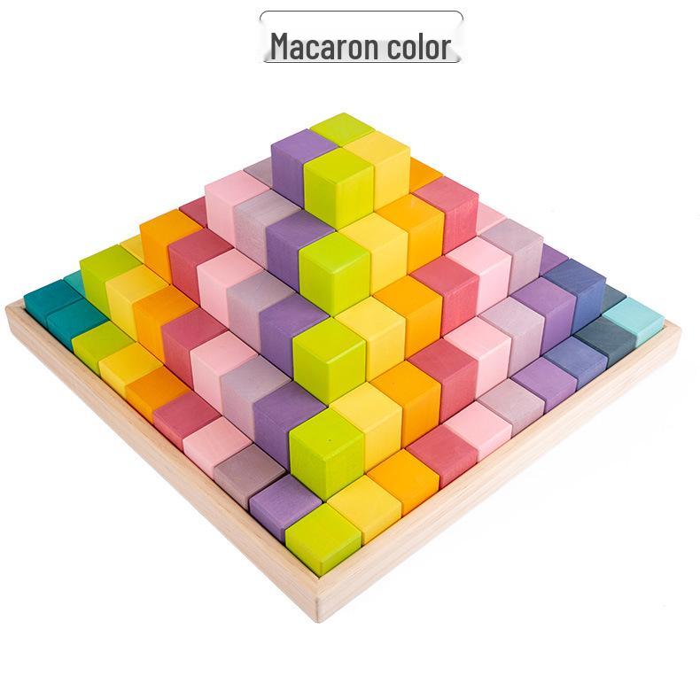 

Липовое дерево Большой пирамиды строительные блоки для детей - Игрушка для раннего развития