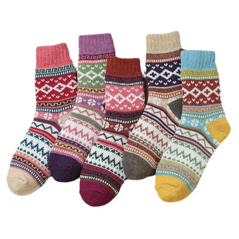 

Зимние термоноски из кашемира, женские теплые носки из кроличьей шерсти, утолщенные мягкие носки