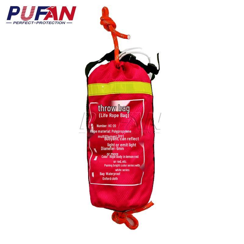 Pufan Water Rescue Throw Rope Bag