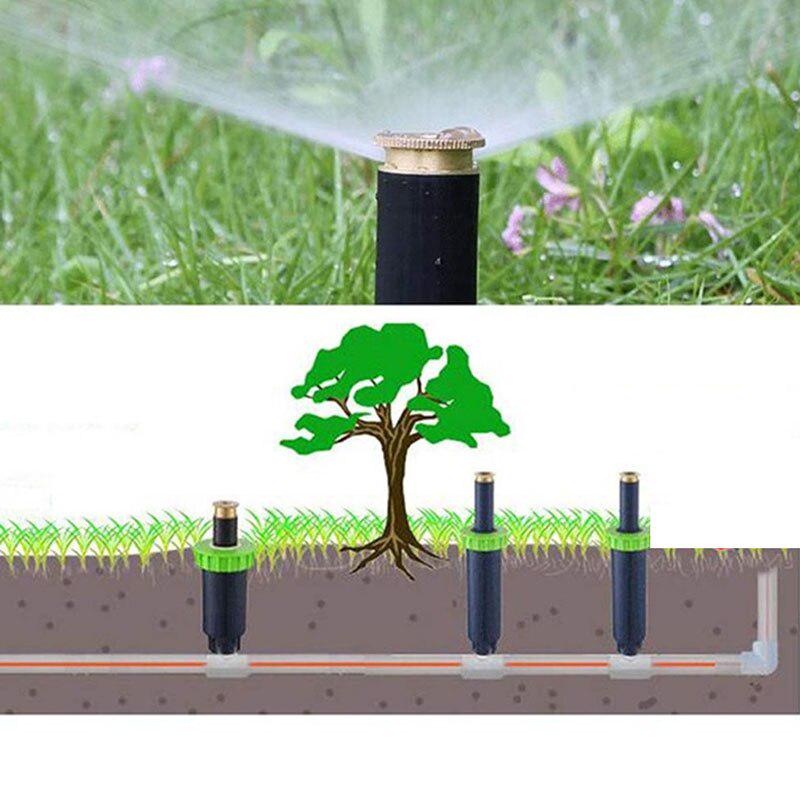 High Quality Degree Pop Up Spray Head Adjustable Sprinklers Nozzle for Watering Lawn Garden Irrigation
