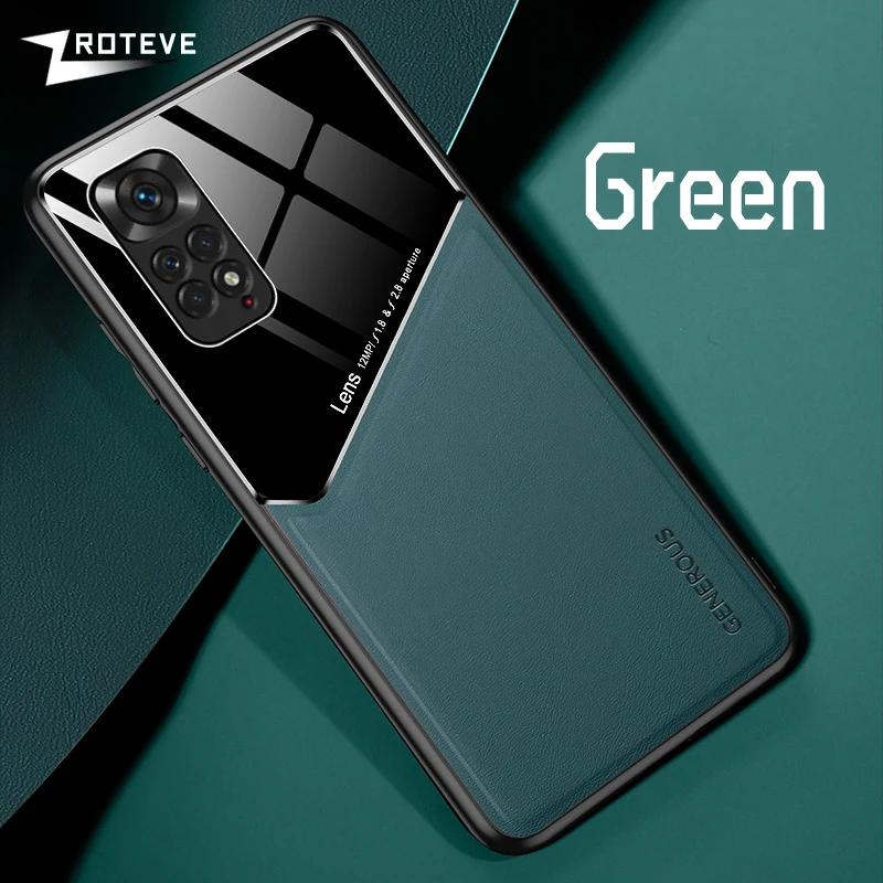 For Redmi Note11 Zroteve PU Leather Car Magnetic Hard PC Cover For Xiaomi Redmi Note 11 S 11S 12S 12 Pro Plus Xiomi Note12 Case