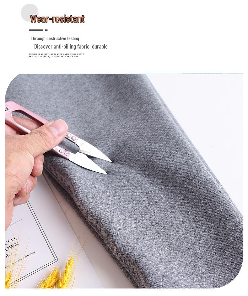 Girls' Fleece-Lined High-Waisted Winter Leggings - Toddler Lambswool One-Piece Long Pants