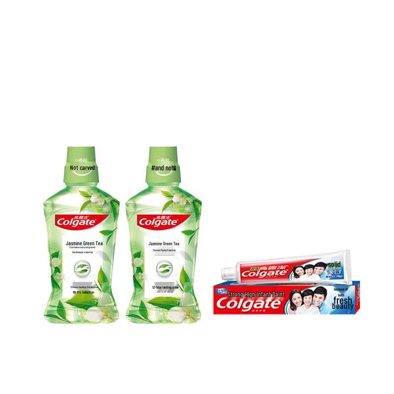 

Colgate Jasmine Green Tea Mouthwash & Toothpaste Set