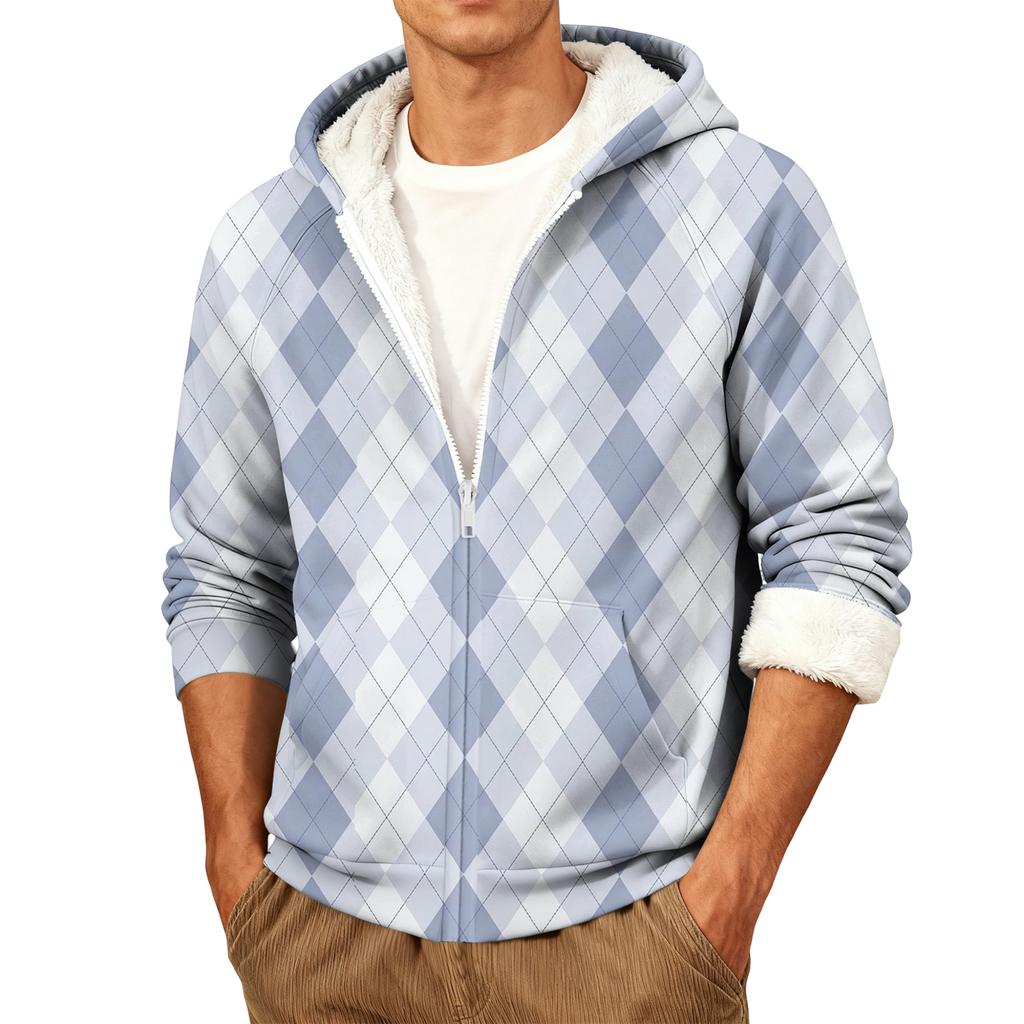 Men's Casual Warm Hooded Jacket