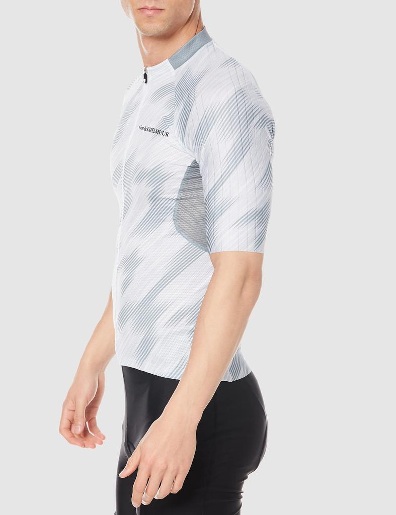 Lion de Kapelmuur Gazelle 3 Cycling Short Size S Jersey, Unisex, Sleeve, White,
