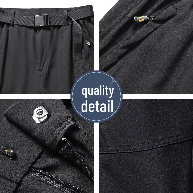 JEEP SPIRIT Men's Autumn/Winter Outdoor Straight-Leg Cargo Pants