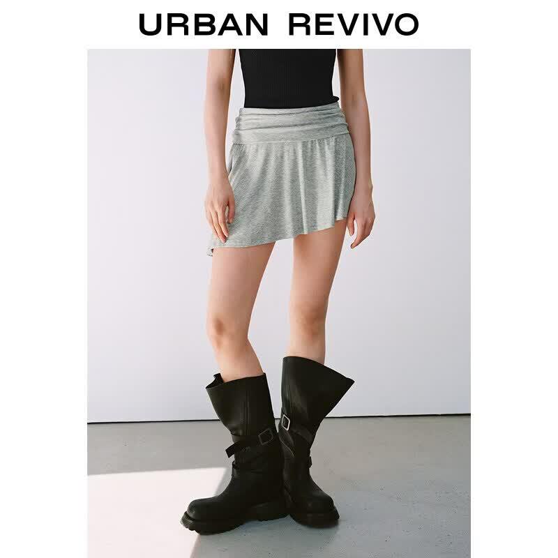 UR2026 Women s Casual Pleated Mini Skirt XS