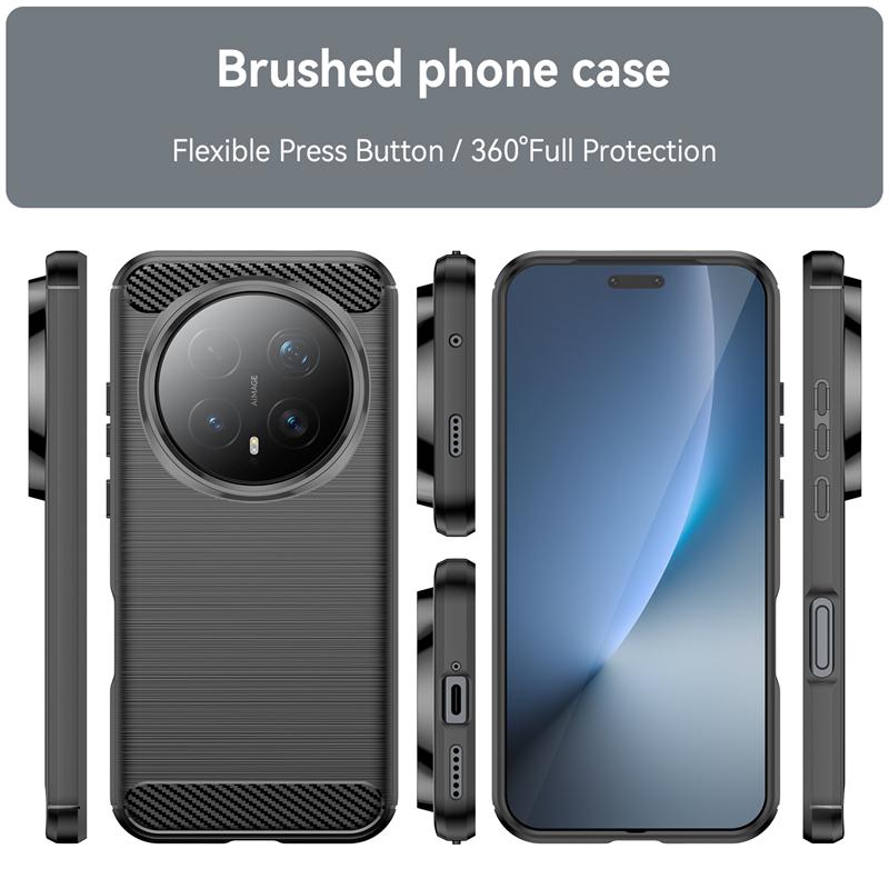 For Cover Honor Magic 8 Pro Case Honor Magic 8 Pro Shockproof Soft Silicone Carbon Fiber Back Case For Honor Magic 8 Pro Case