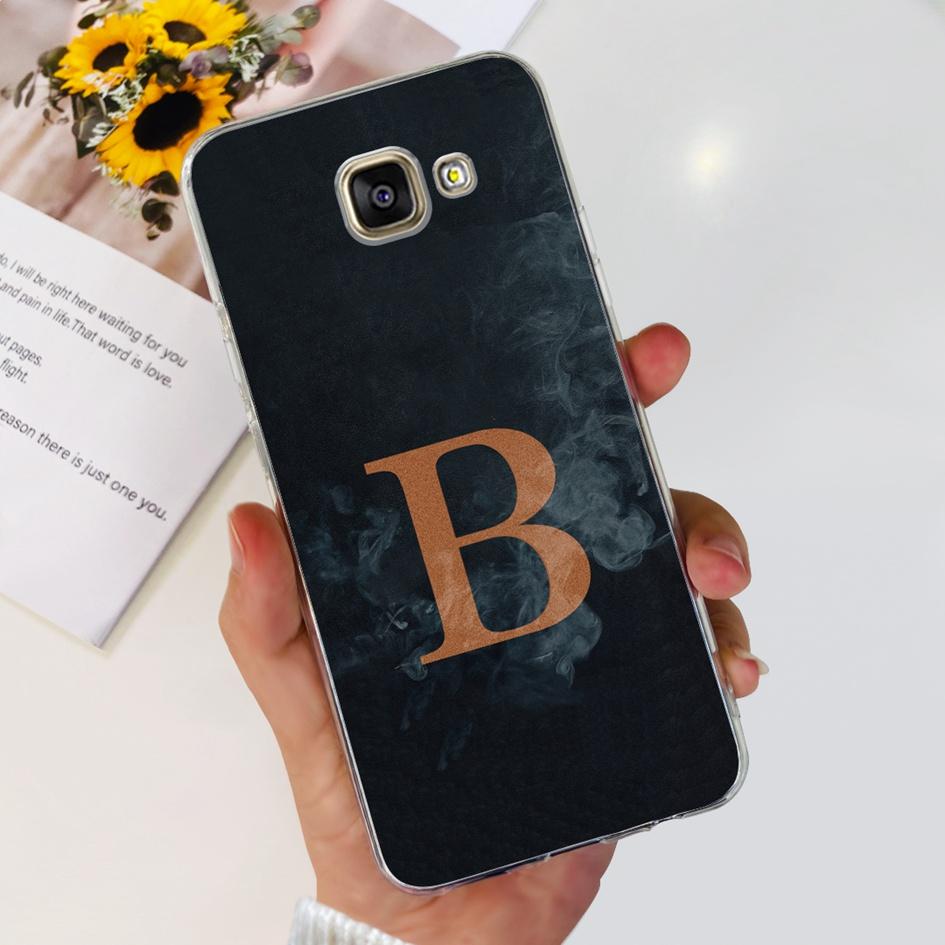 For Samsung Galaxy A3 2016 Case A310F A310M A310Y Silicone Cover Cute Letters Flower Clear Funda For Samsung A3 2017 A320F Coque