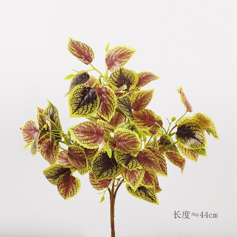 Feel simulation Begonia leaf handle bundle chicken heart leaf watermelon leaf single plant wall leaf green leaf