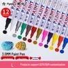 Low Odor White Oil-Based Paint Marker for Tires, Furniture, and Tiles