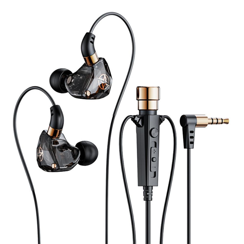 3.5mm Wired Earphone Dynamic Wired Headset Music Earbuds in Ear Earphones  Live Stream