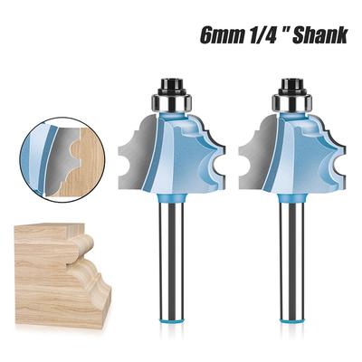 Small Corner Round Router Bit Wood Edging Engraving Cutter Bit Door Molding Bit Woodworking Milling