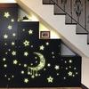 New Glow In The Dark Stars Moon Wall Stickers for Kid Living Room Luminous Sticker Decor