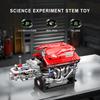 Mould King 10226 V12 Engine Building Blocks, 863 Pieces, Working Car Engine Model, STEM Educational DIY Engineering Kit, Gift for Adults and Kids