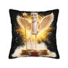 Tung Tung Sahur Funny Ramadan Gym Meme Pillow Cover  Comfy Cushion Cover Novelty Pillow Case For Couch Sofa Bedroom