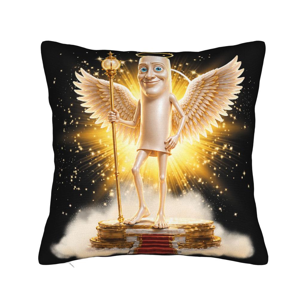 Tung Tung Sahur Funny Ramadan Gym Meme Pillow Cover Comfy Cushion Cover Novelty Pillow Case For Couch Sofa Bedroom