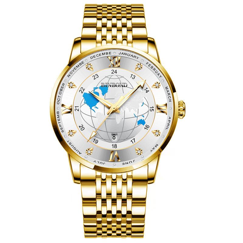 Concept Men's Watch Creative Cool Large Dial Earth Star Butterfly Buckle Strap 2025 New Quartz Watch