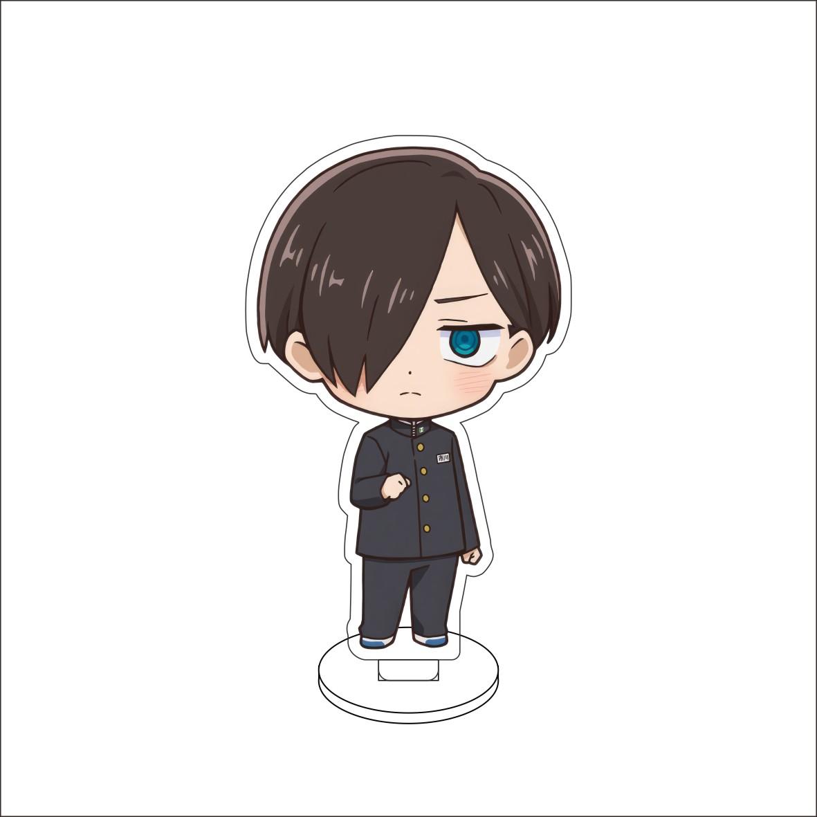 

10CM Anime The Dangers In My Heart Figure Stand Model Yamada Anna Cute Desk Decor Standing Sign Gifts 10CM
