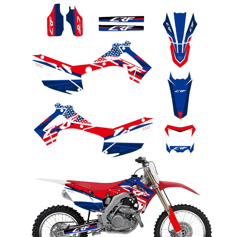 Samolepky na terénní motocykl Honda CRF450 2013-2016 a CRF250 2014-2017