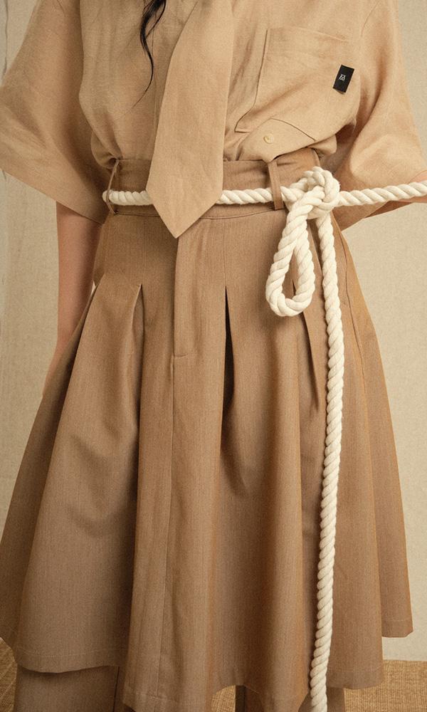 Lekyulli Skirt Pants Beige (Ver. 26Ss)