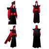Luxuriöses Jafar Cosplay Robe Umhang Cape Hut Zauberer Outfit für Halloween-Veranstaltungen
