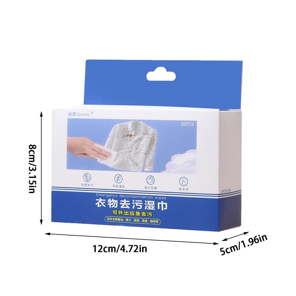 Lingettes de nettoyage durables Décontamination des vêtements Lingettes jetables Haute performance Lingettes détachantes rapides Nettoyant pour vêtements