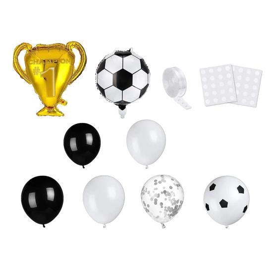 

1 комплект, набор воздушных шаров с трофеями, декоративные надувные принадлежности для вечеринок, латексный золотой кубок чемпионов, воздушный шар, украшение для вечеринки 1 Set