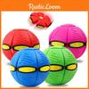 Family Fun Game Transforming Frisbee Ball Elastic Decompression 9.5" Disc/6.3" Ball