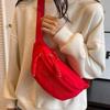 Unisex Canvas Crossbody Bag Able Compact With Multiple Convenient Compartments Suitable For School And Casual Outings