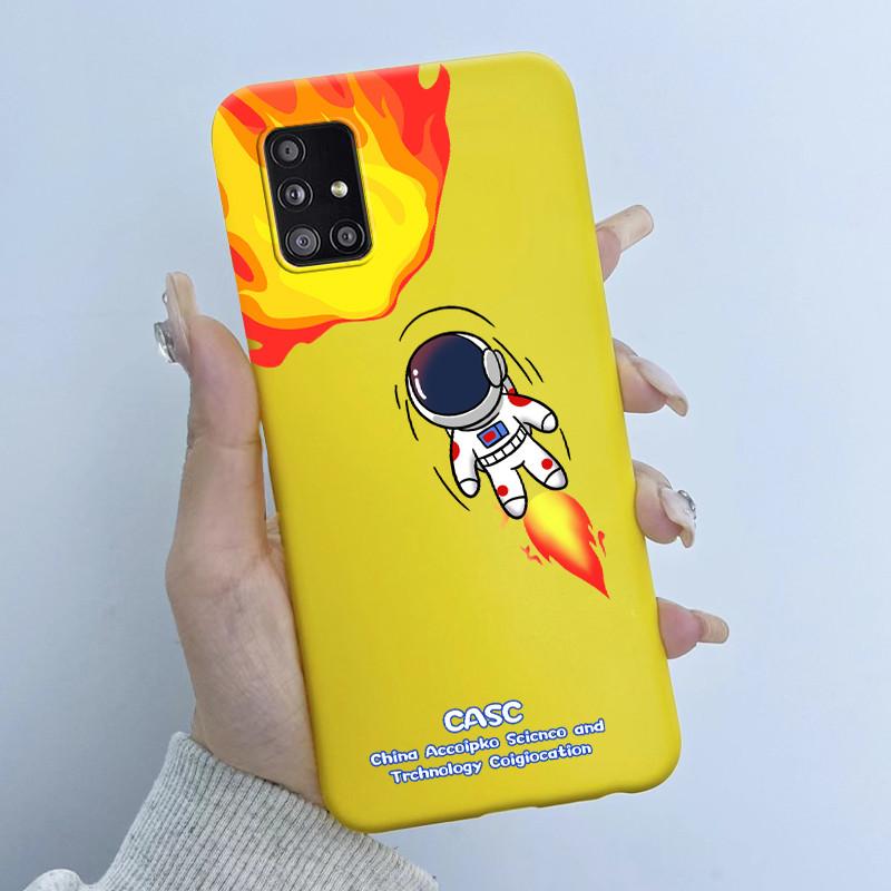 For Samsung Galaxy A51 A71 5G Phone Case Butterfly Girl Soft Silicone TPU Back Housing SM-A516B A516N A516V A716V A716U Covers