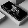 Cute Cat Phone Case For Samsung Galaxy S24 Ultra Cases S23 S21 S20 FE S22 9 S24 Plus Note 20 Ultra 10 Silicone Cover Black Cats