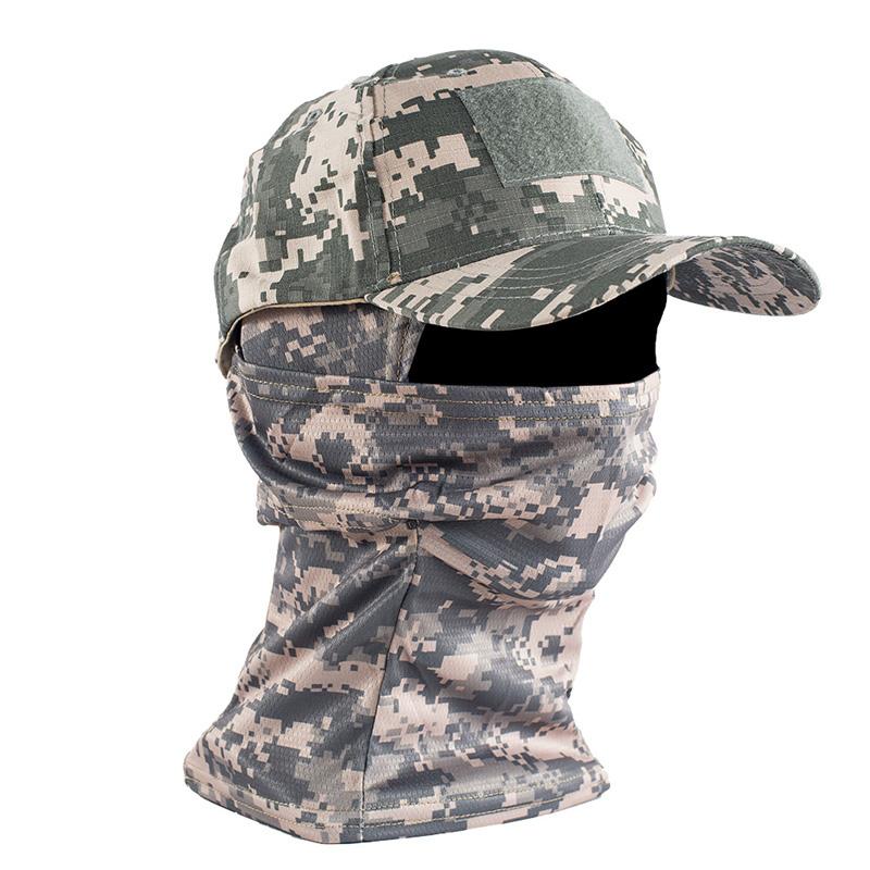 Russian Tactical Camouflage Mask Hat Baseball Cap Beanies Military Army Skullies Unisex Hip Hop Knitted Cap Elastic Outdoor Cap