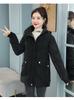 2025 Women's Mid-length Korean Style Loose Down Puffer Jacket - Stylish, Thickened, and Versatile Cotton Coat
