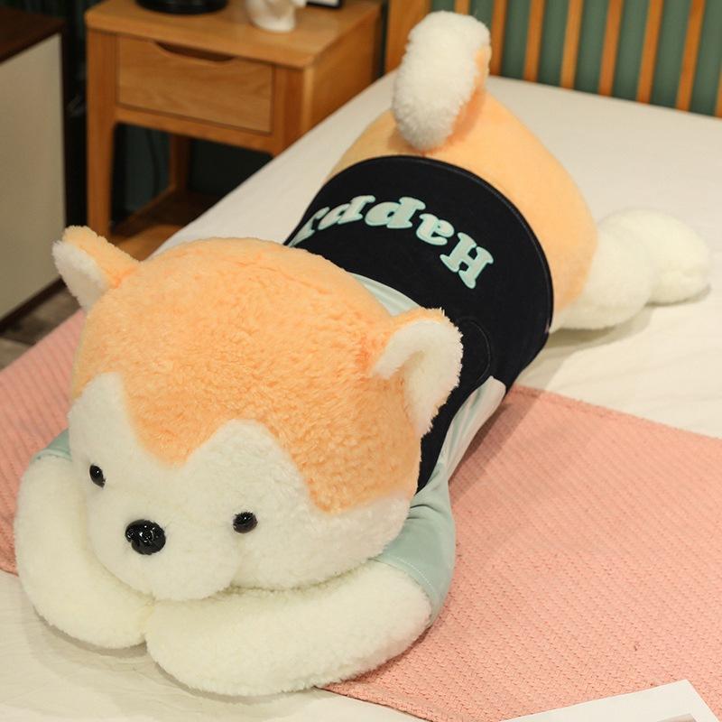 Large Couple Husky Doll Plush Toy Dog Doll Girl Sleeping Soothing Pillow Muppet Doll