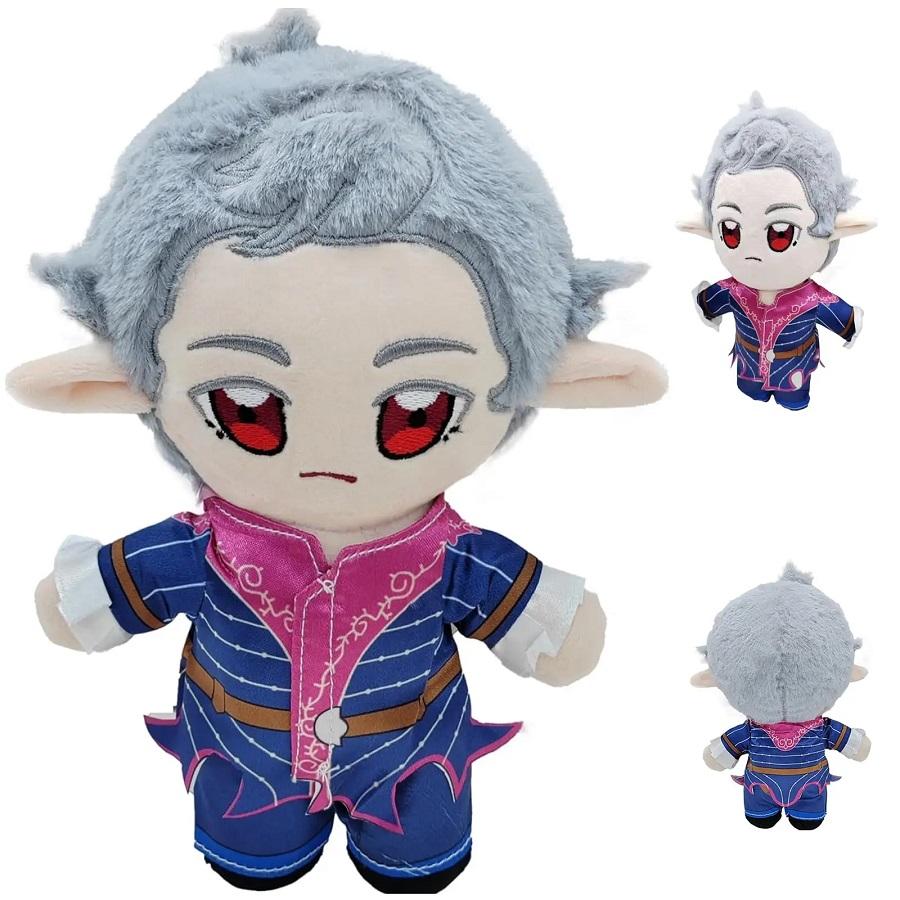 Baldurs Gate 3 Astarion Plush Toy 8.6 Inch Soft Stuffed Animal Cute Doll Gift for Game Fans Kids Birthday Christmas