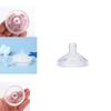 Food Grade Silicone Baby Bottle Nipple Wide Neck Clear Medium