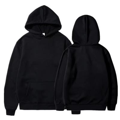 Plain Fleece Hoodie Unisex | Wholesale Bulk Pullover Casual Streetwear Sweatshirt