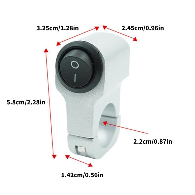 Scooter Fog Light Spotlight On/Off Switches Button Motorcycle Handlebar Headlight Control Switches Motorbike Accessories